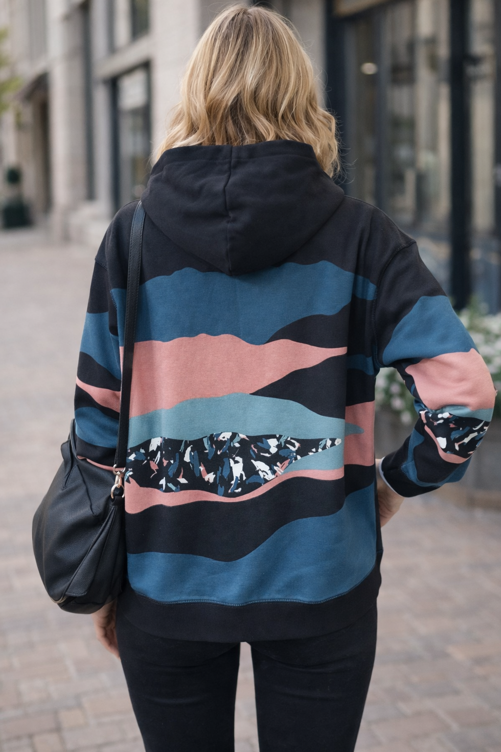 Bluza damska z kapturem wzorzysta s.Oliver S/M - obrazek 4