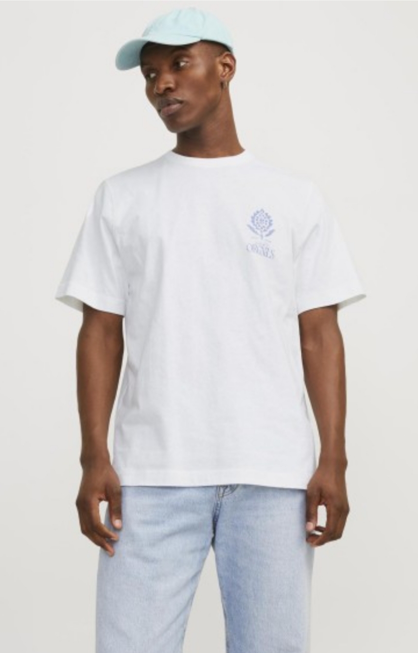 T-shirt męski bawełniany biały Jack&Jones XXL