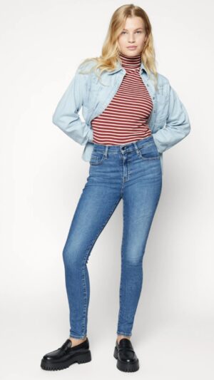 Spodnie damskie jeansowe 720 High Rise Super Skinny Levi’s 25/32