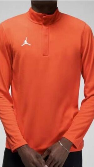 Bluza męska treningowa dri fit pomarańczowa Jordan L