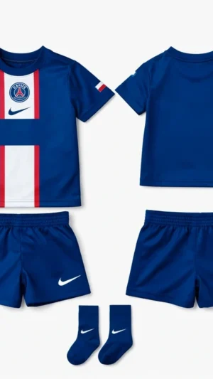 Komplet piłkarski dziecięcy domowy Paris Saint Germain Nike 92